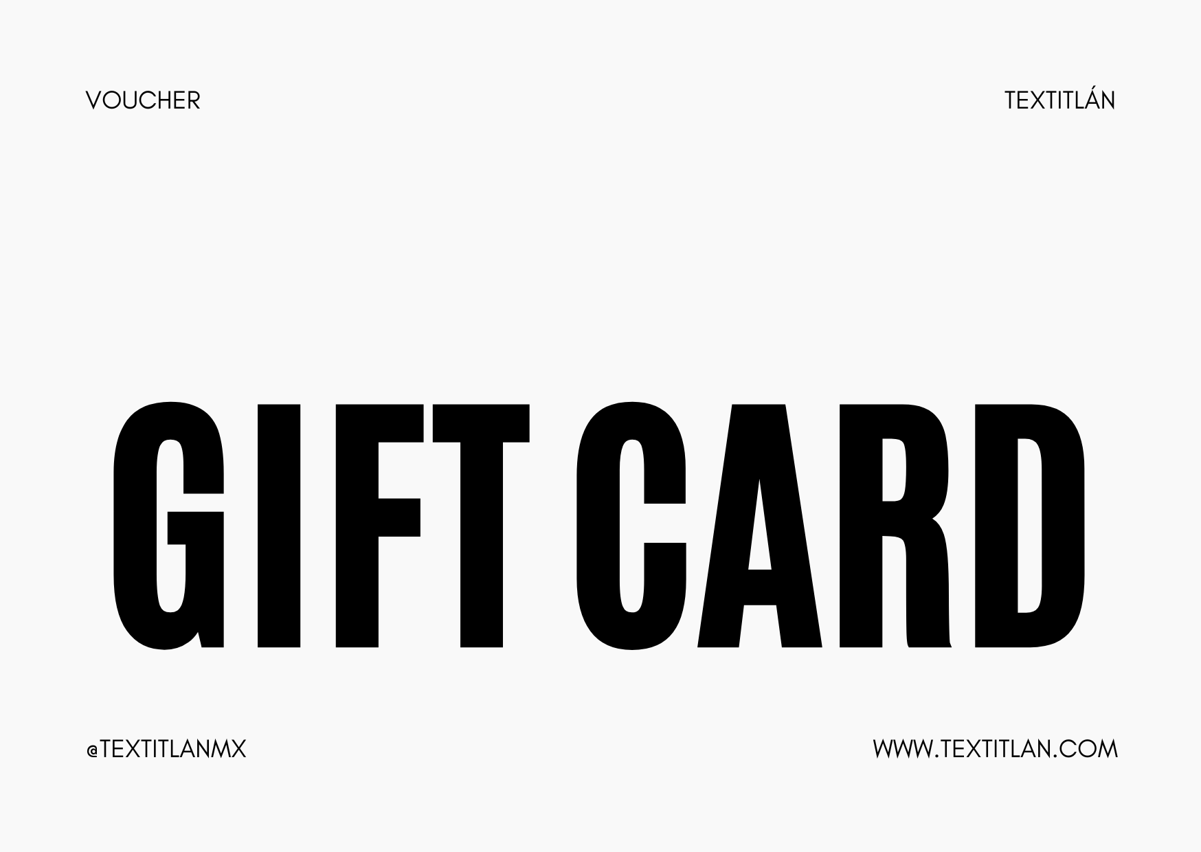 Tarjeta de Regalo